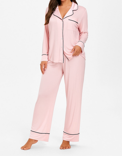 A cozy and soft pajama set