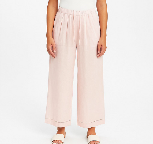 Light wide trousers