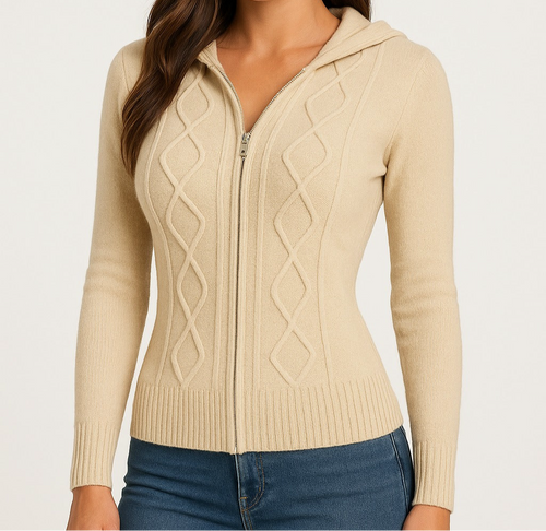 Aesthetic sweatshirt in knit style