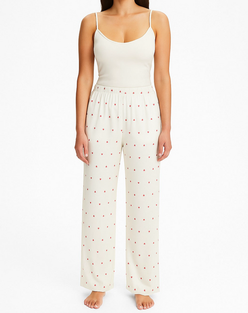 Pajama pants hearts