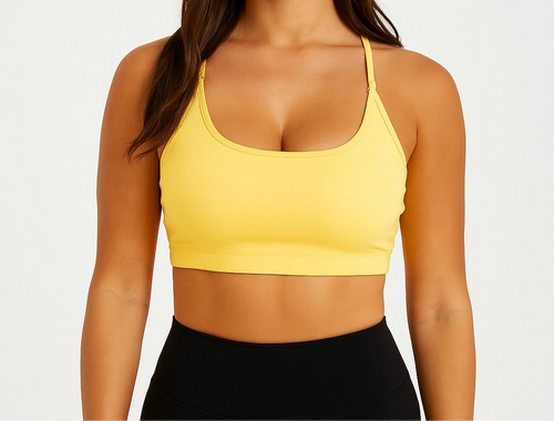A slimming sports bra