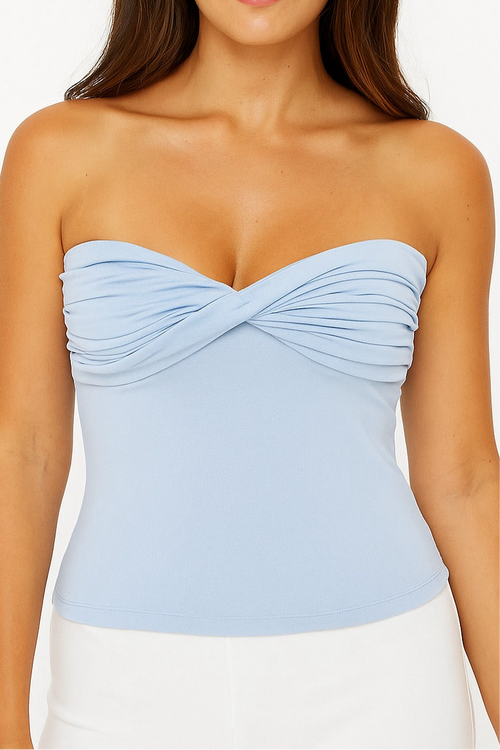 Twisted strapless