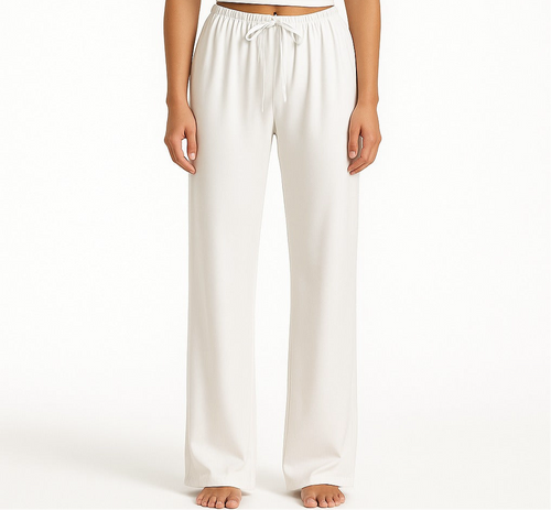 White soft pants