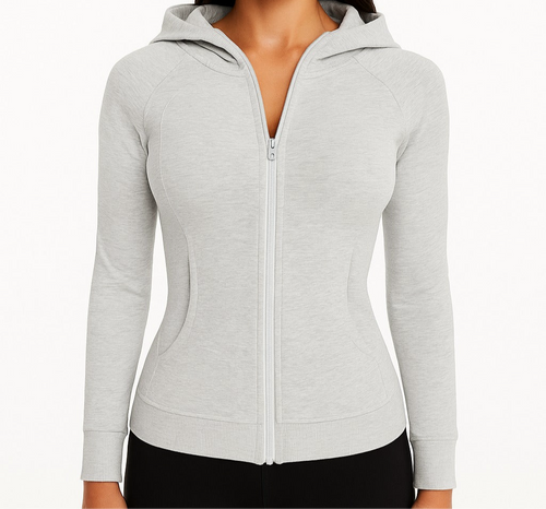 Slimming sweat jacket