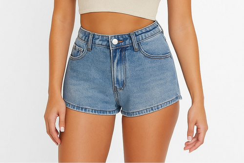 Short straight jeans