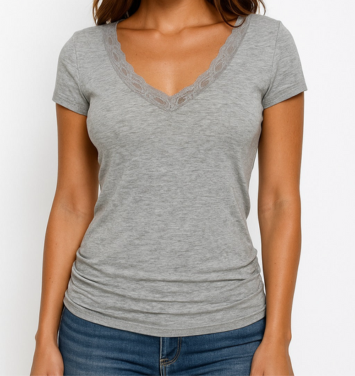 Lace v-shirt