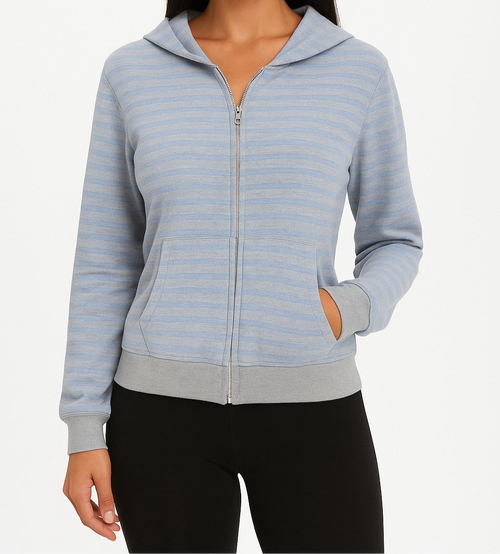 Basic Striped Sweatshirt