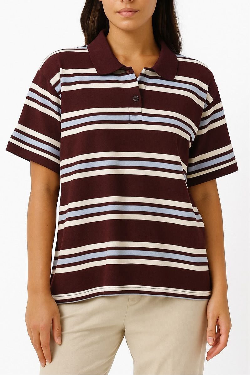 חולצת פולו פסים
