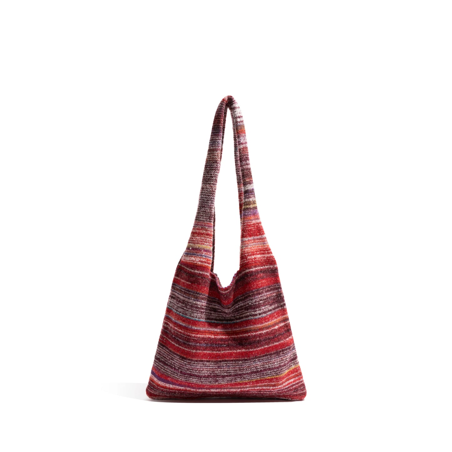 Colorful striped boho bag