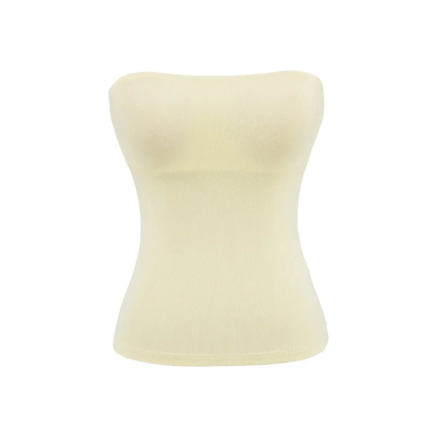 Strapless with a basic built-in bra