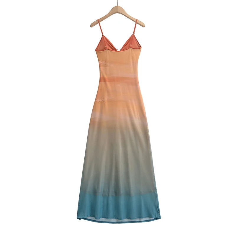 Beautiful sexy sunset dress