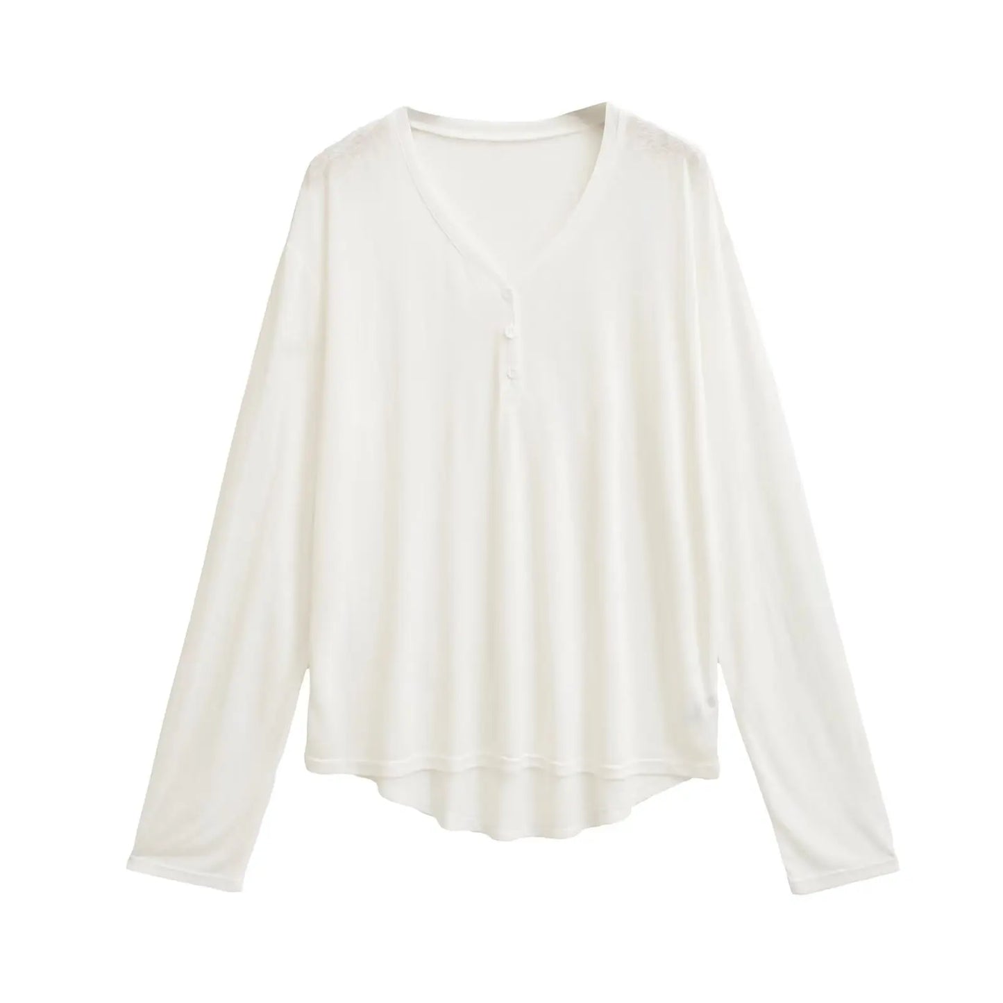 Long soft buttoned shirt