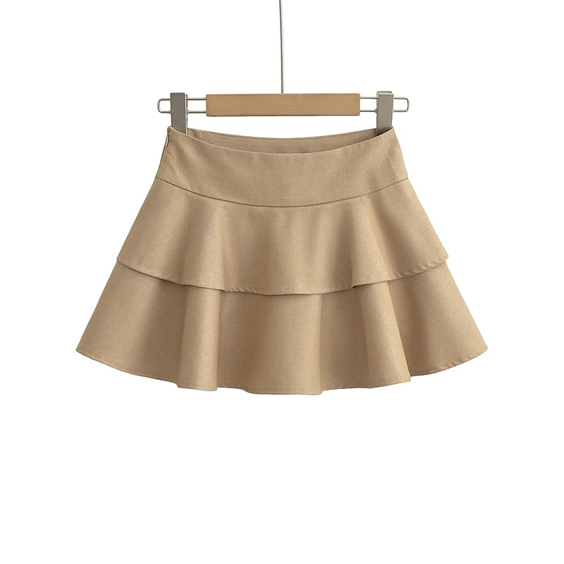 Short layered skirt