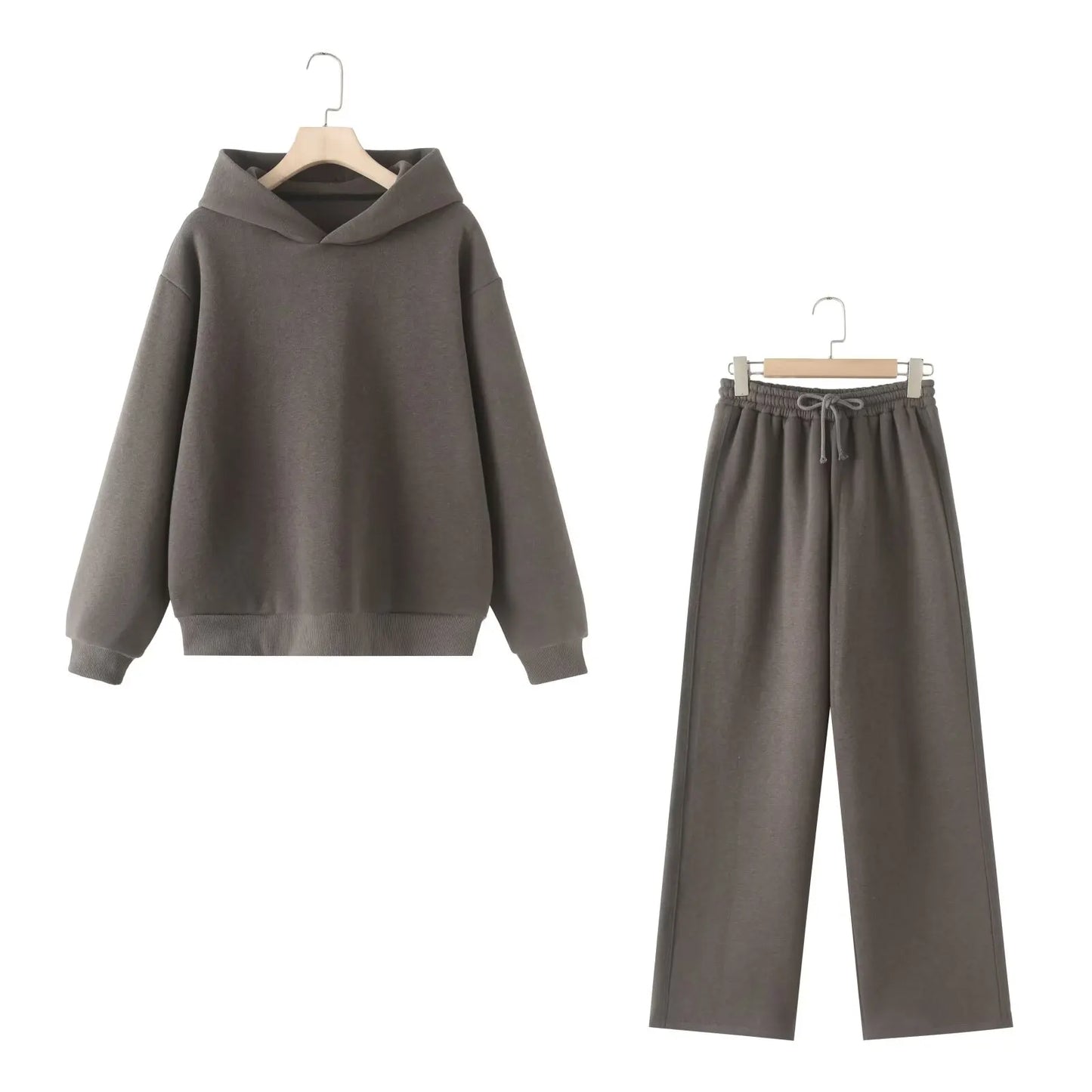 Basic sweat and sweatshirt set