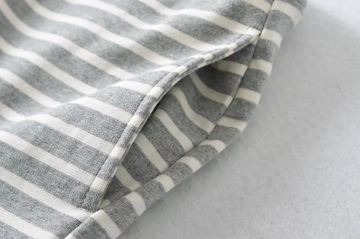 Soft flared striped pants