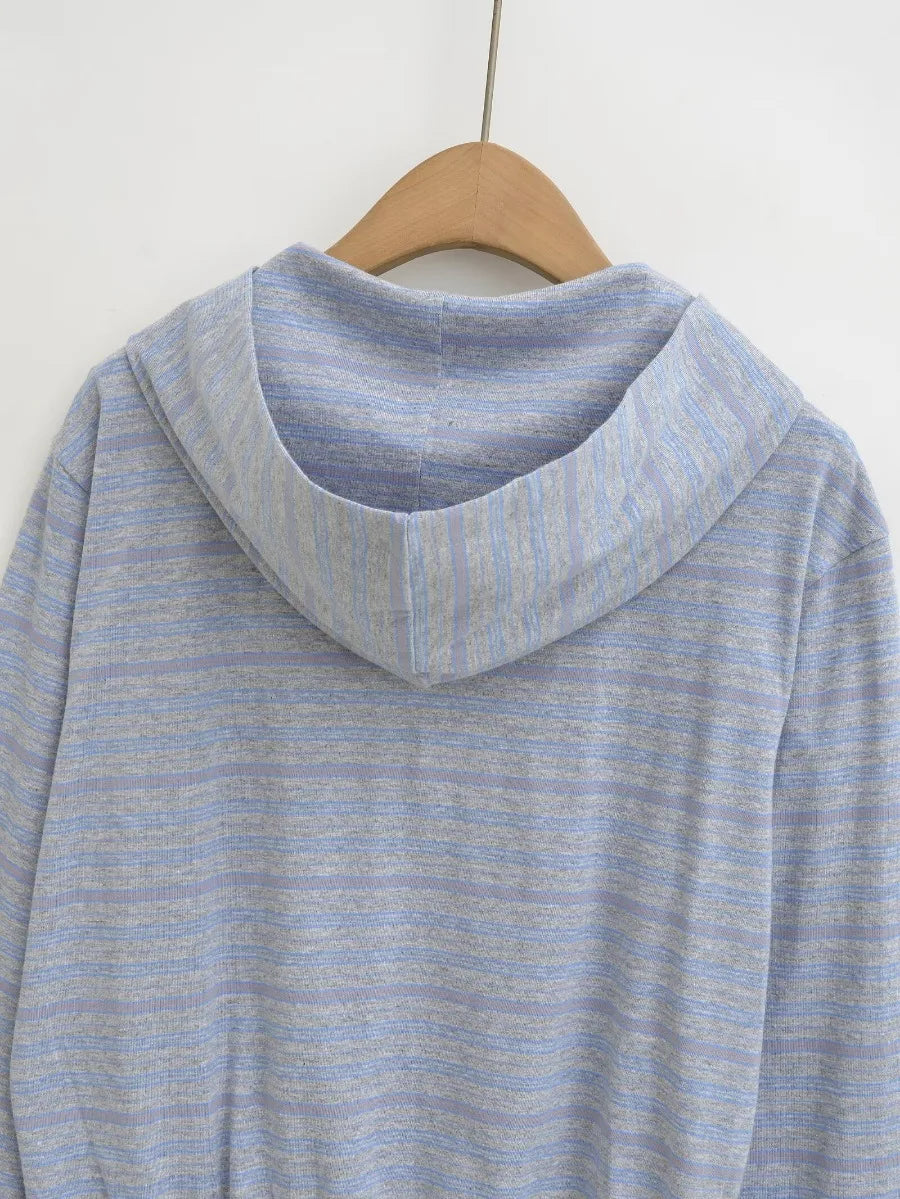 Basic Striped Sweatshirt