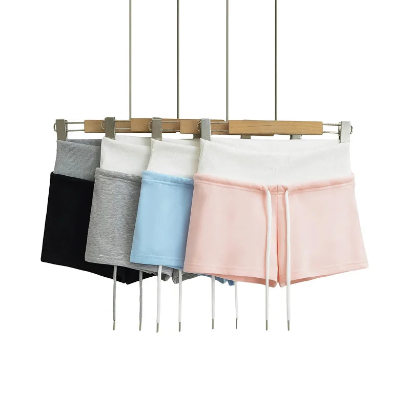 Contrasting color sweatpants