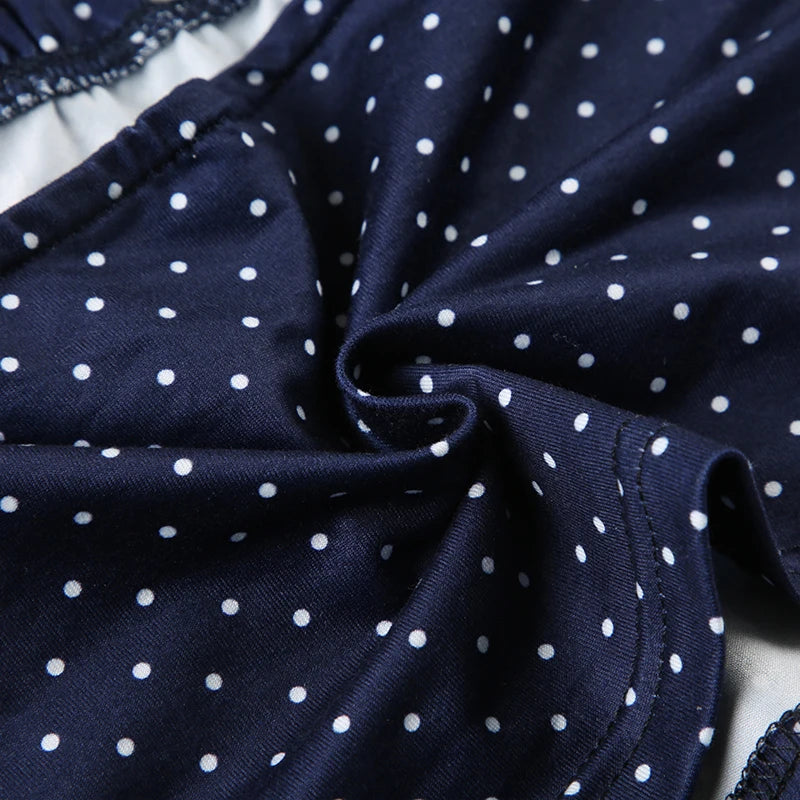 Dotted skirt and tank top set