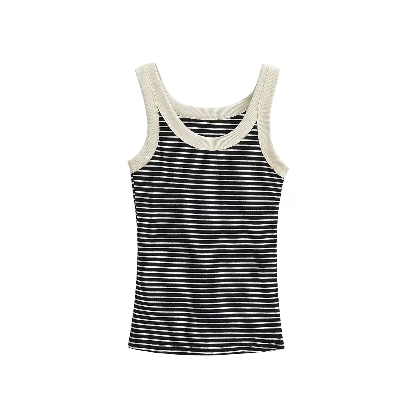 Basic striped tank top