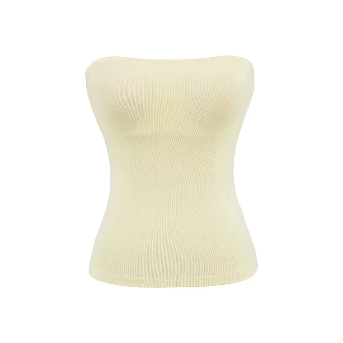 Strapless with a basic built-in bra