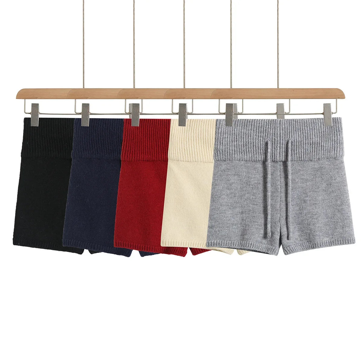 Soft knit shorts
