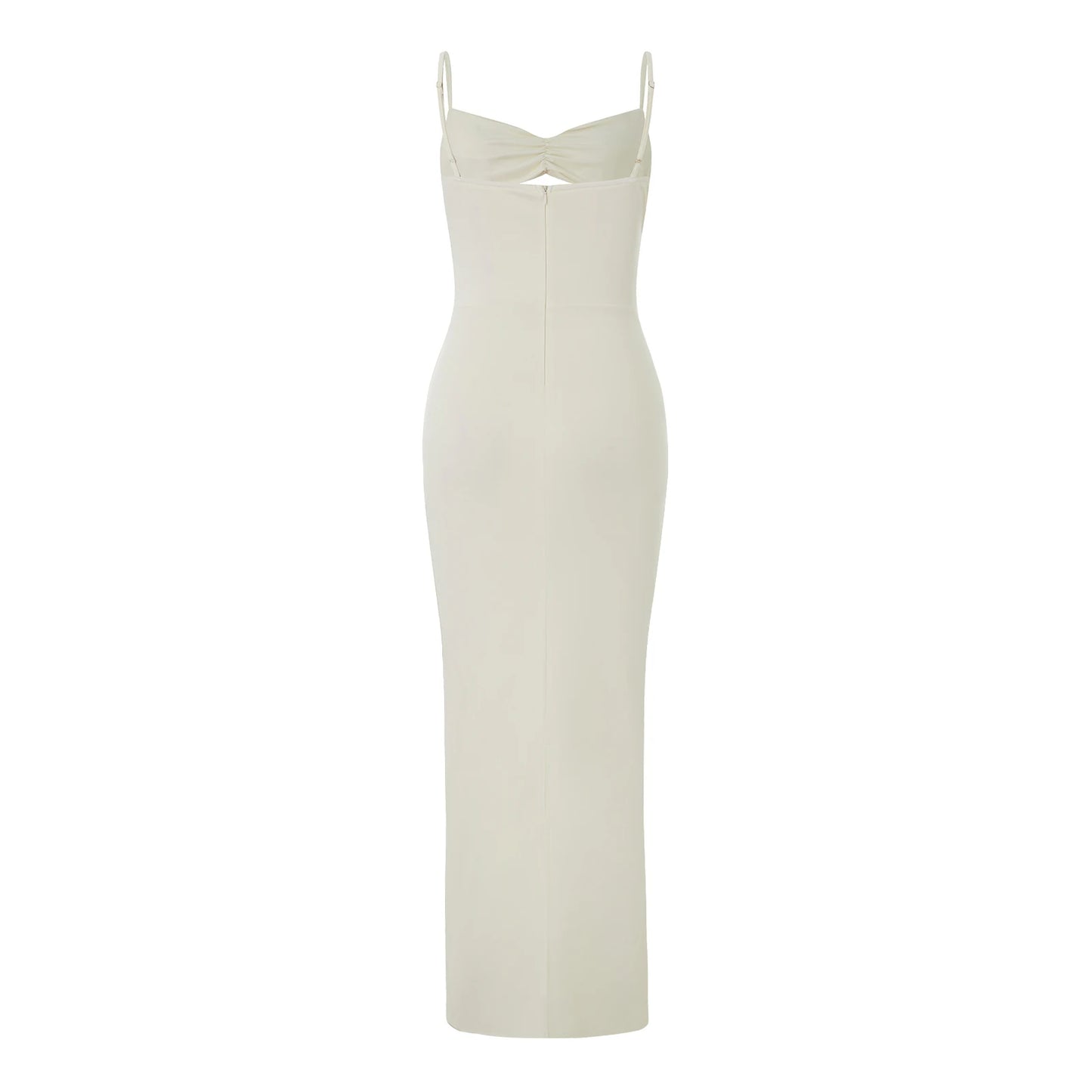 Sexy dress with an opening under the neckline