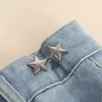 Pins jeans waist in order to narrow the jeans at the waist