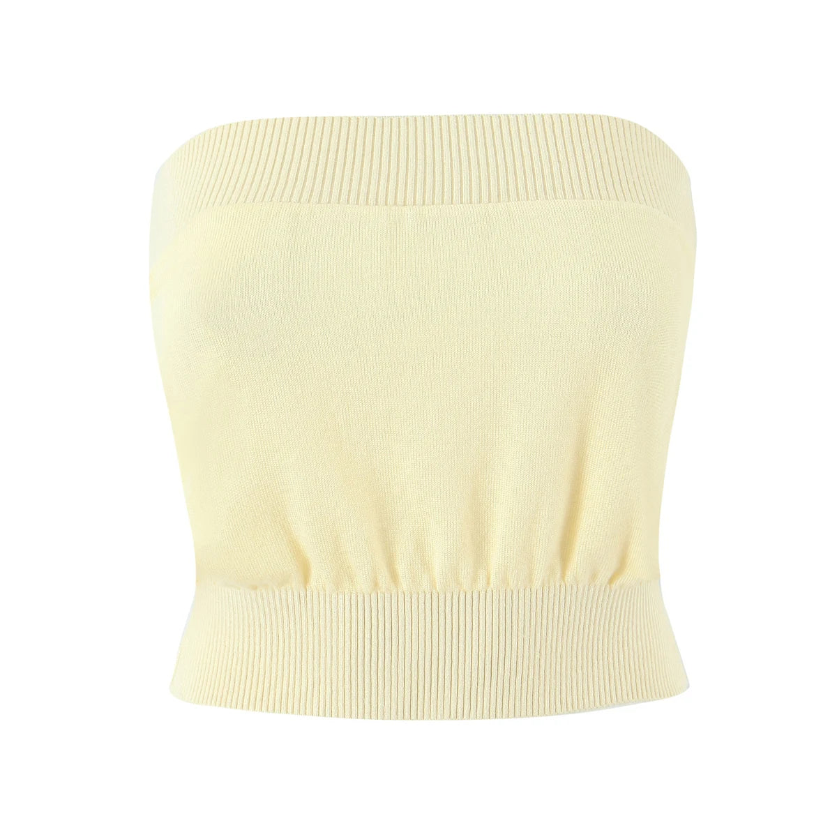 Strapless mesh style