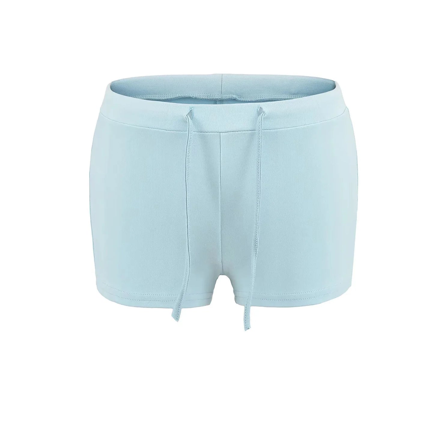 Elastic sided shorts