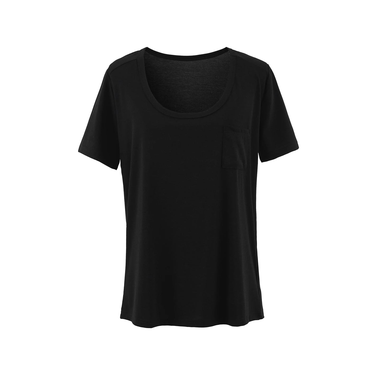 חולצת טי רכה עם כיס