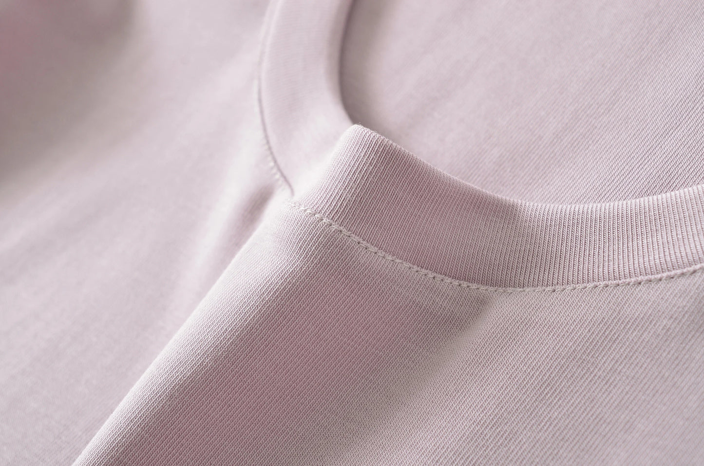 A soft long shirt with a round neckline
