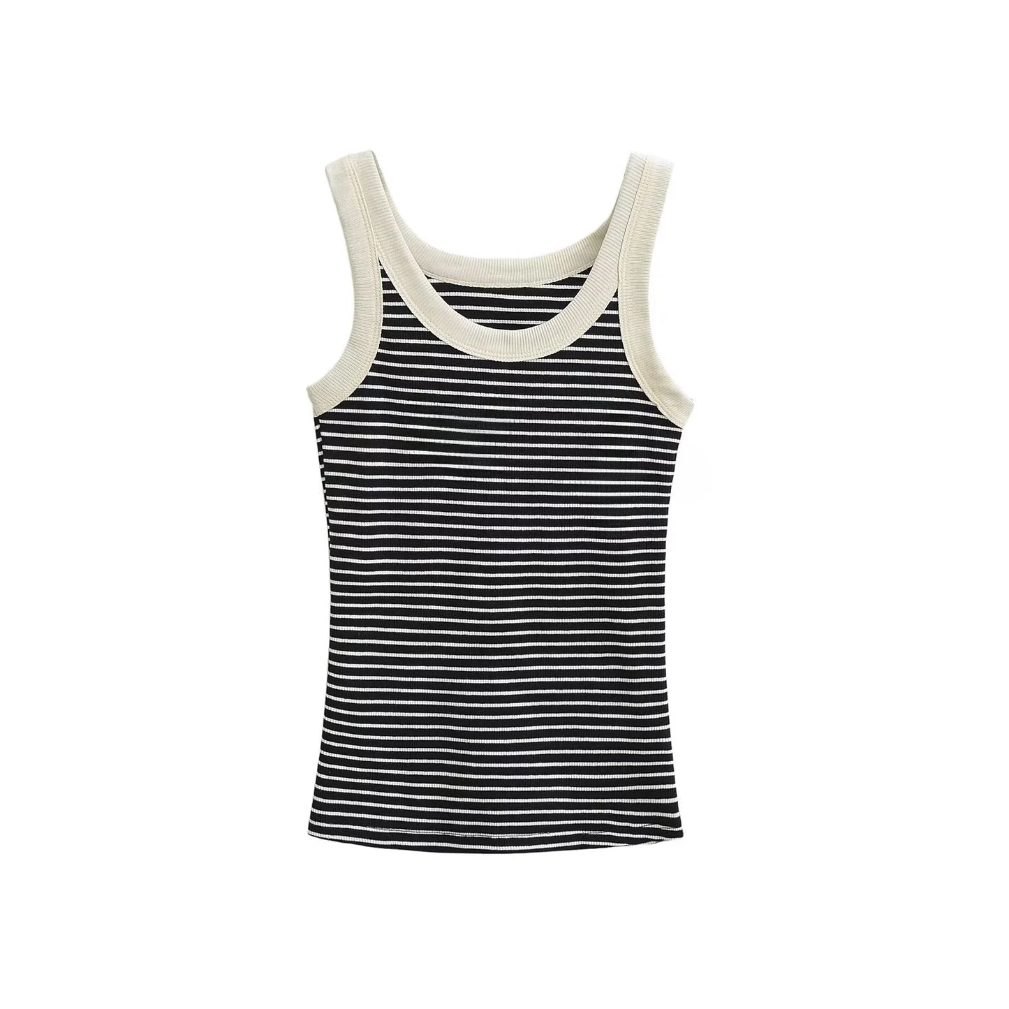 Basic striped tank top