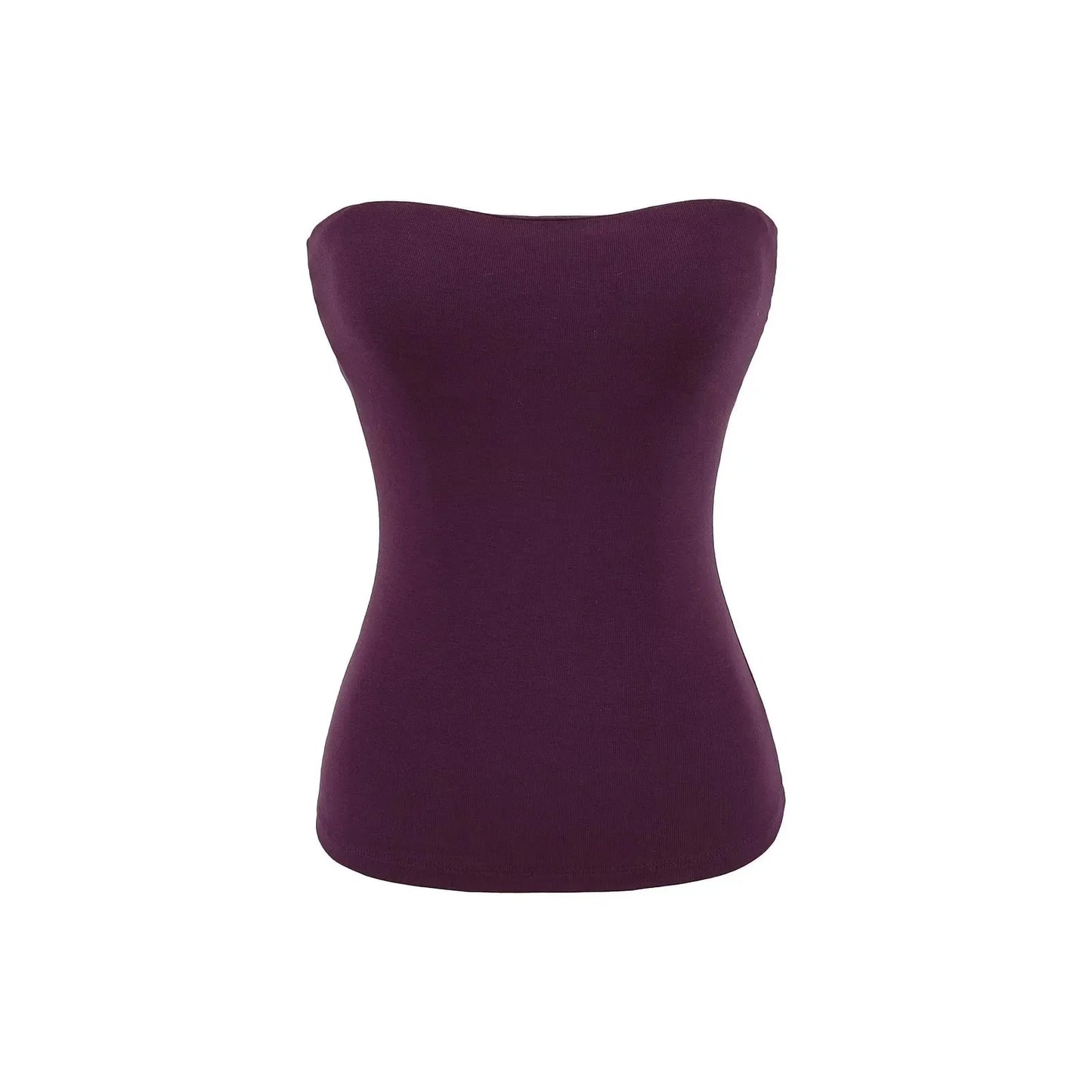 Strapless with a basic built-in bra