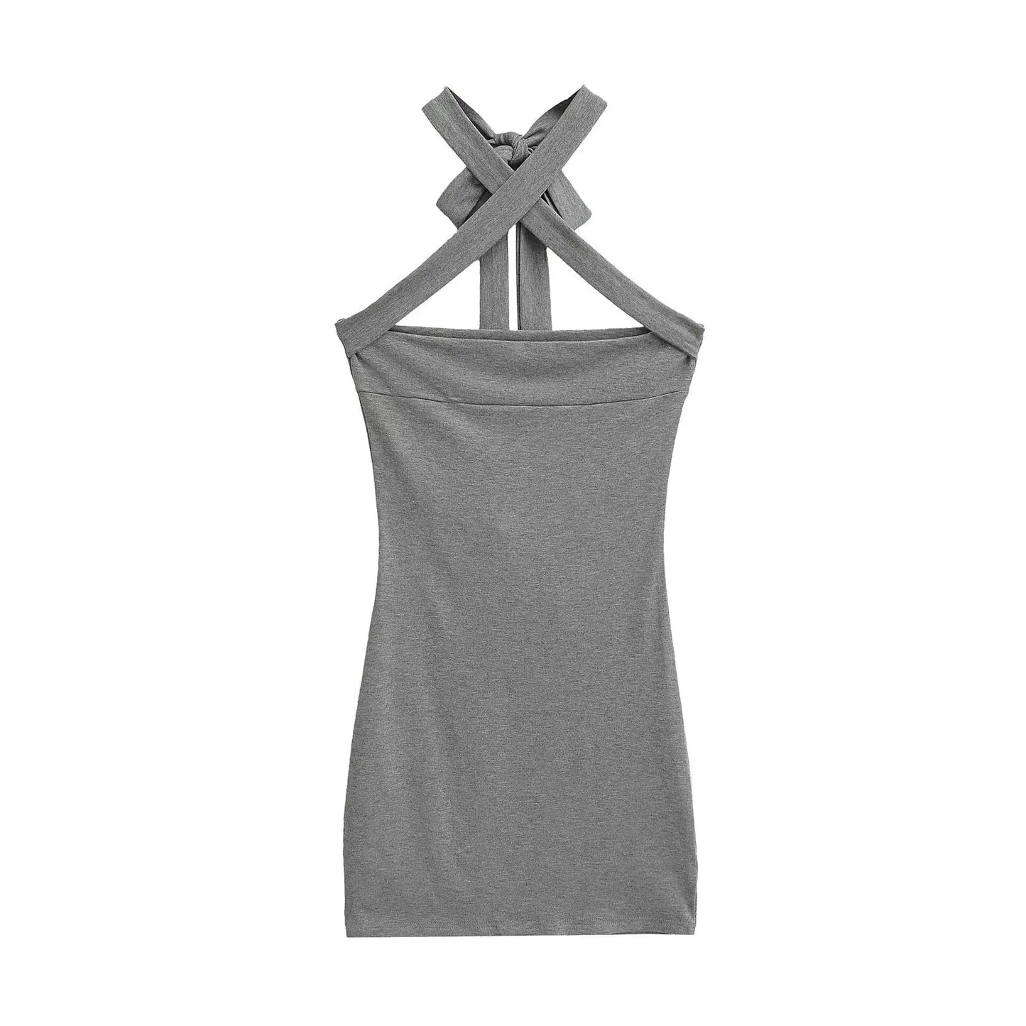X collar dress