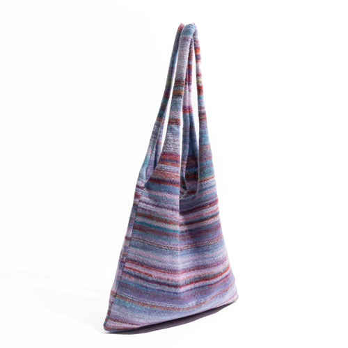 Colorful striped boho bag
