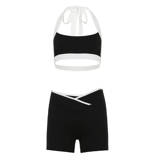 Black and white sports set