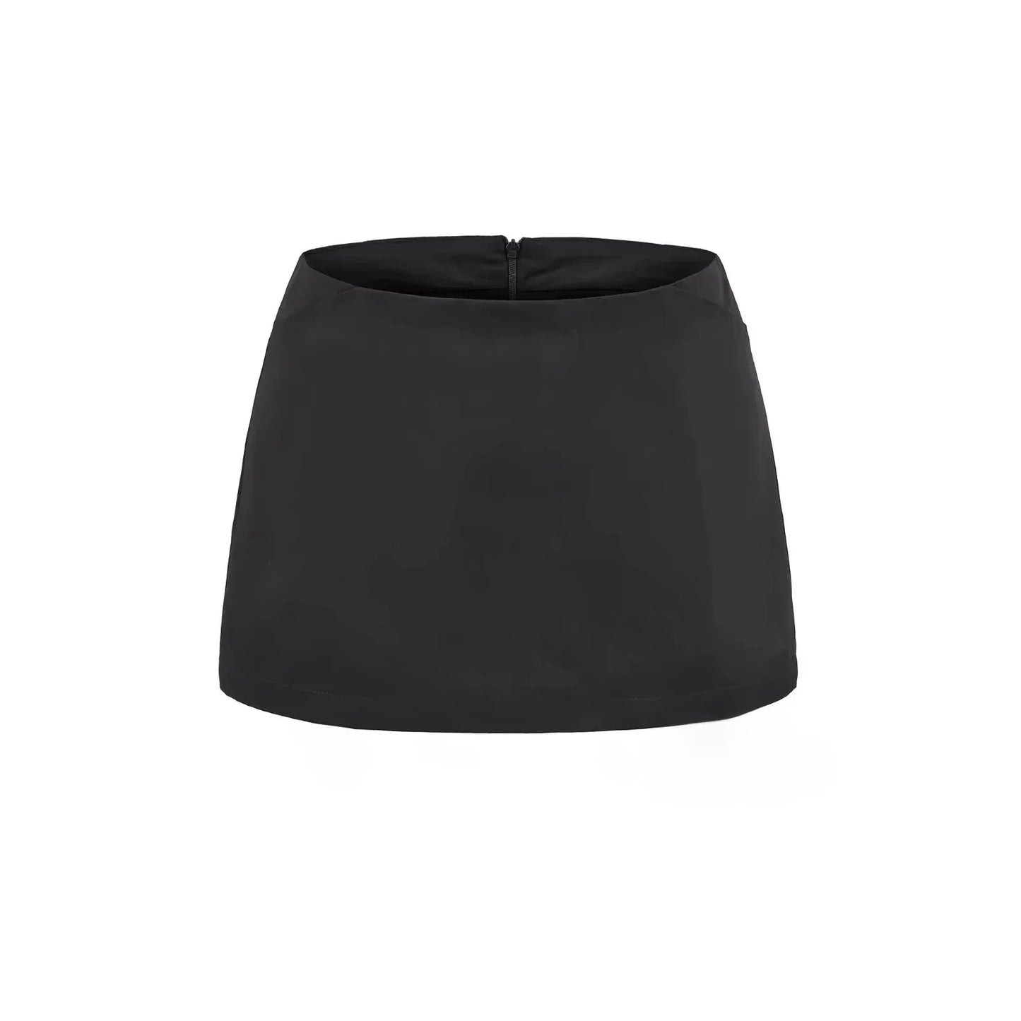 חצאית בגזרה נמוכה עם מכנסיים מובנים