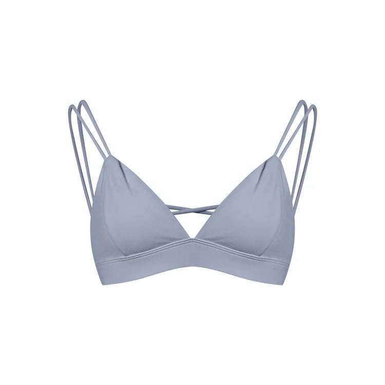 X-back triangle sports bra