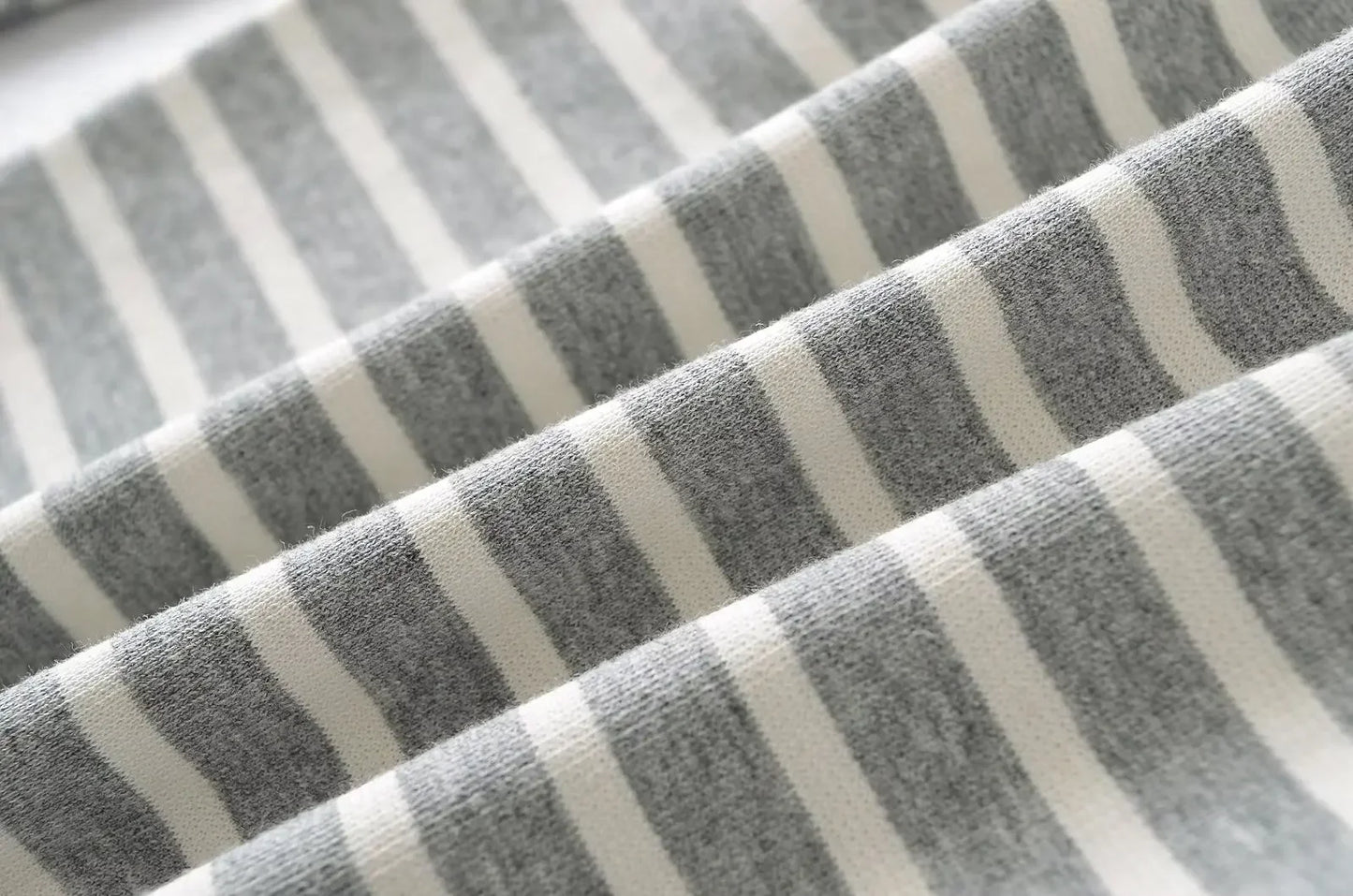 Soft flared striped pants