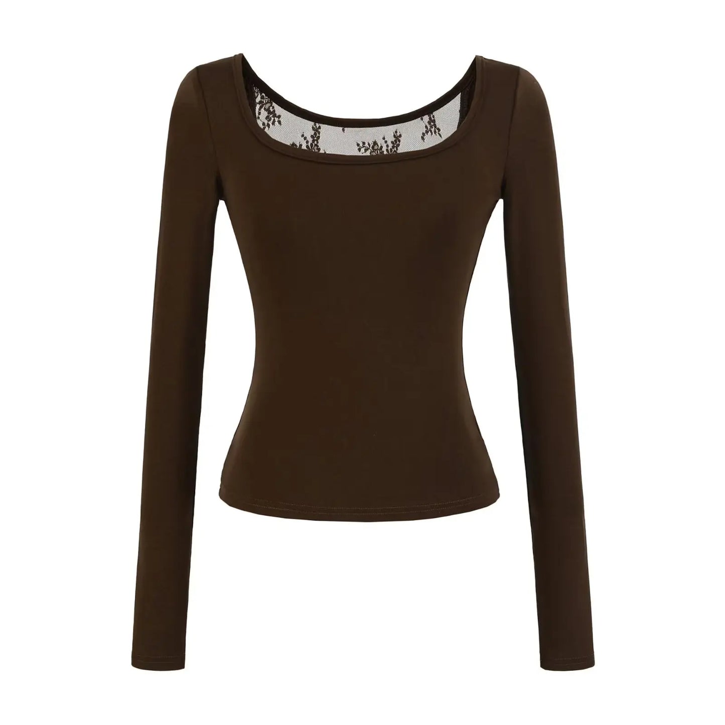 חולצה ארוכה עם גב תחרה