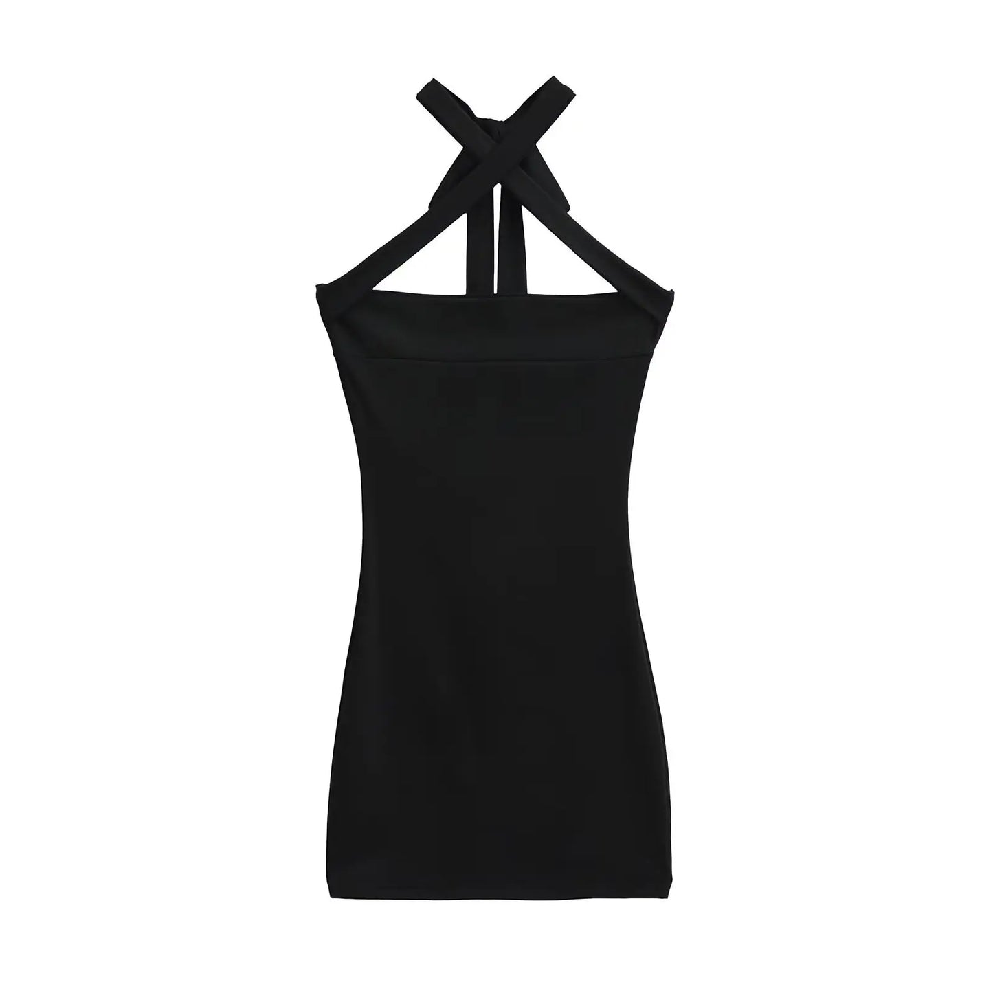 X collar dress