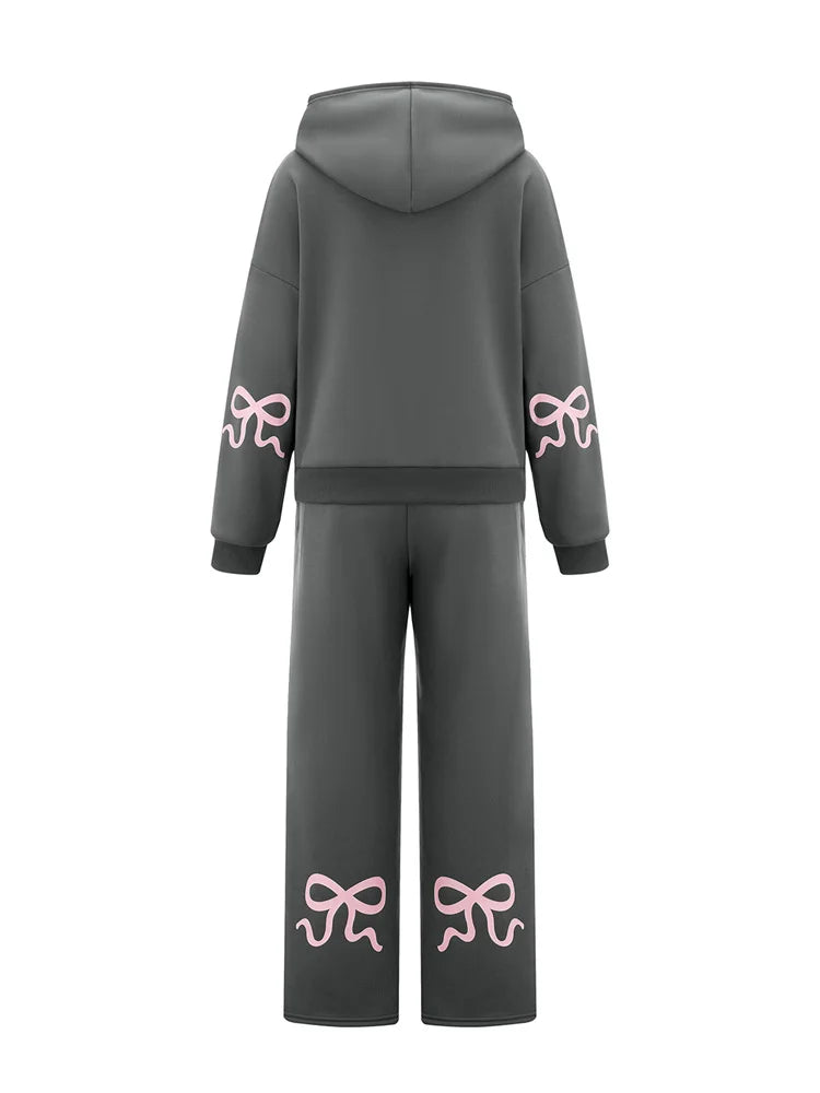 Tracksuit set with bow ties