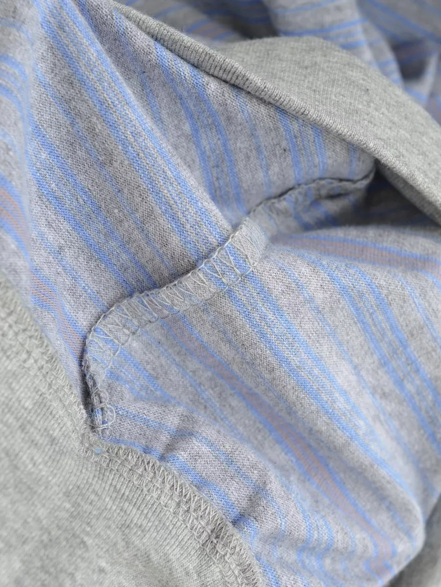 Basic Striped Sweatshirt