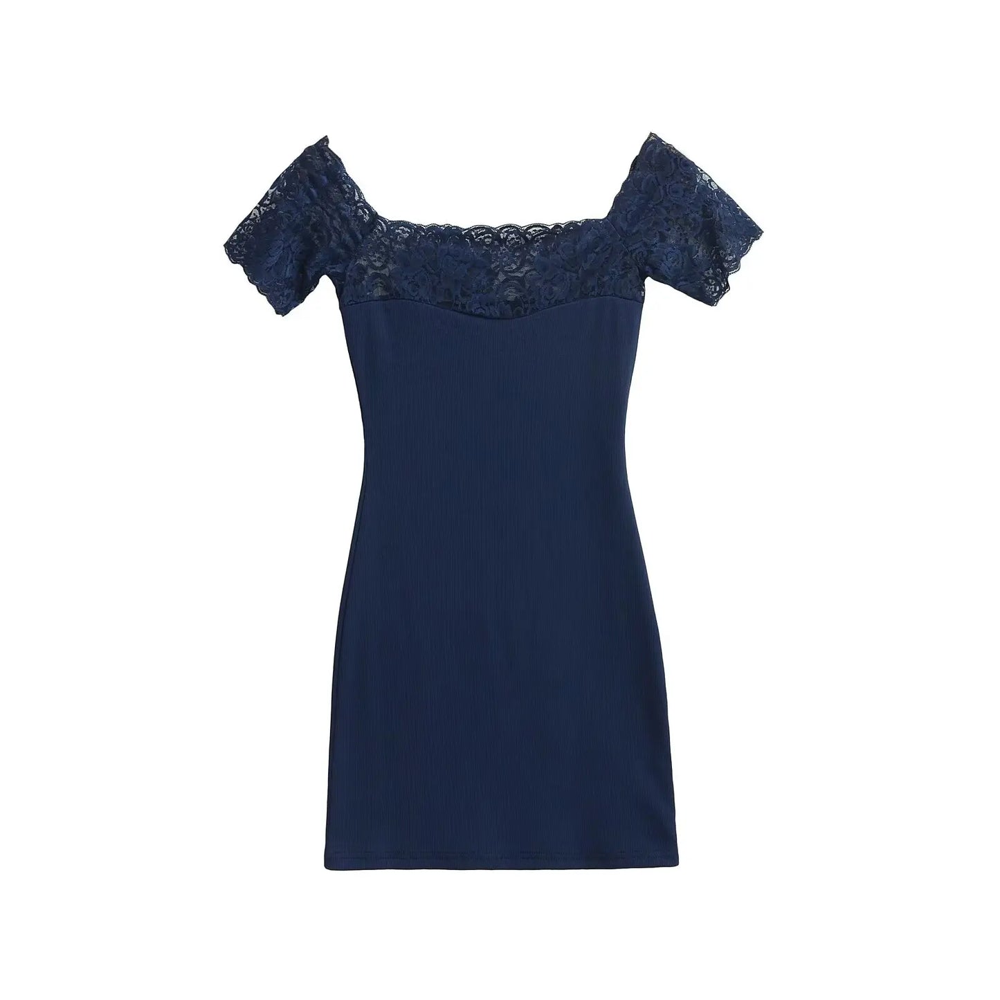 Lace strapless dress