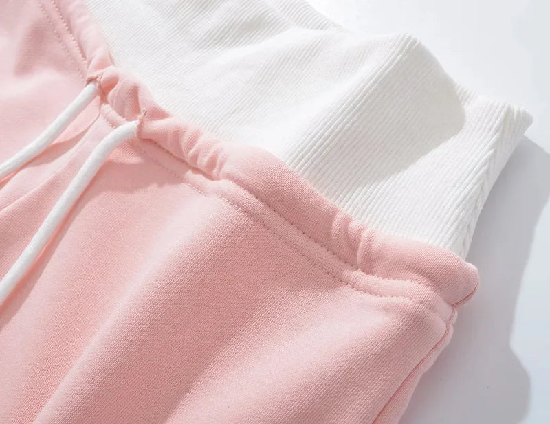 Contrasting color sweatpants