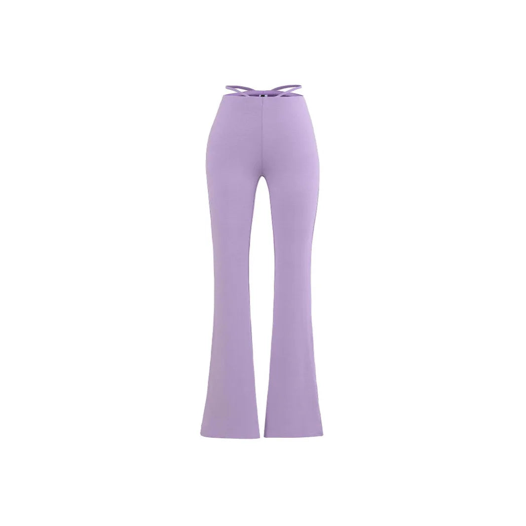 Expanding tights with elastic waist
