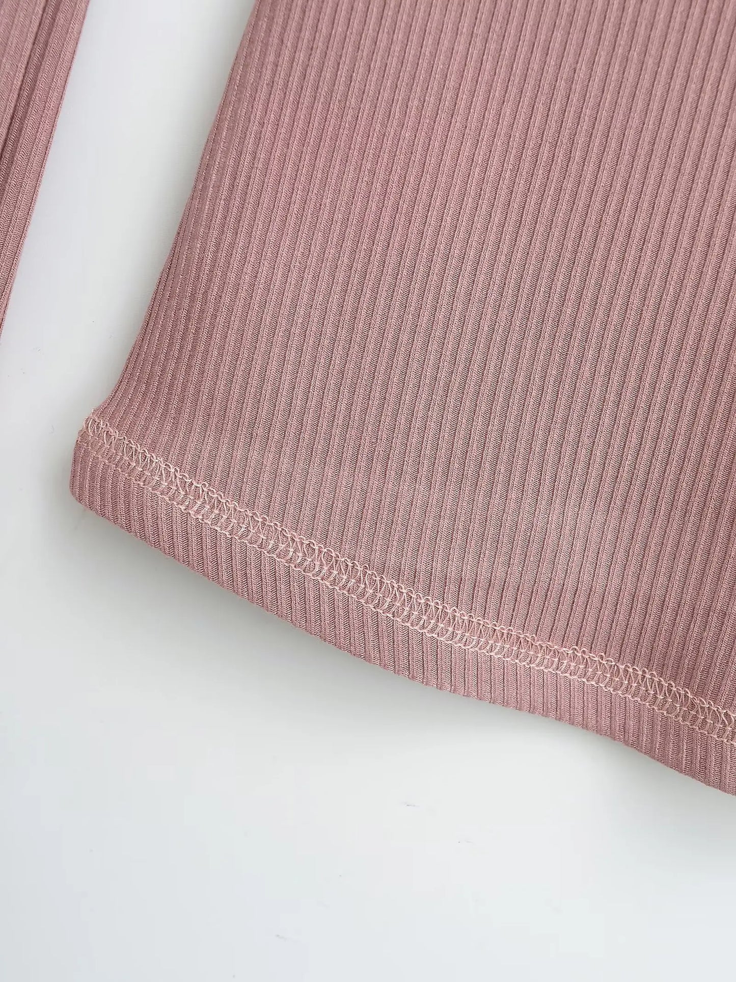 Half-open button-down shirt