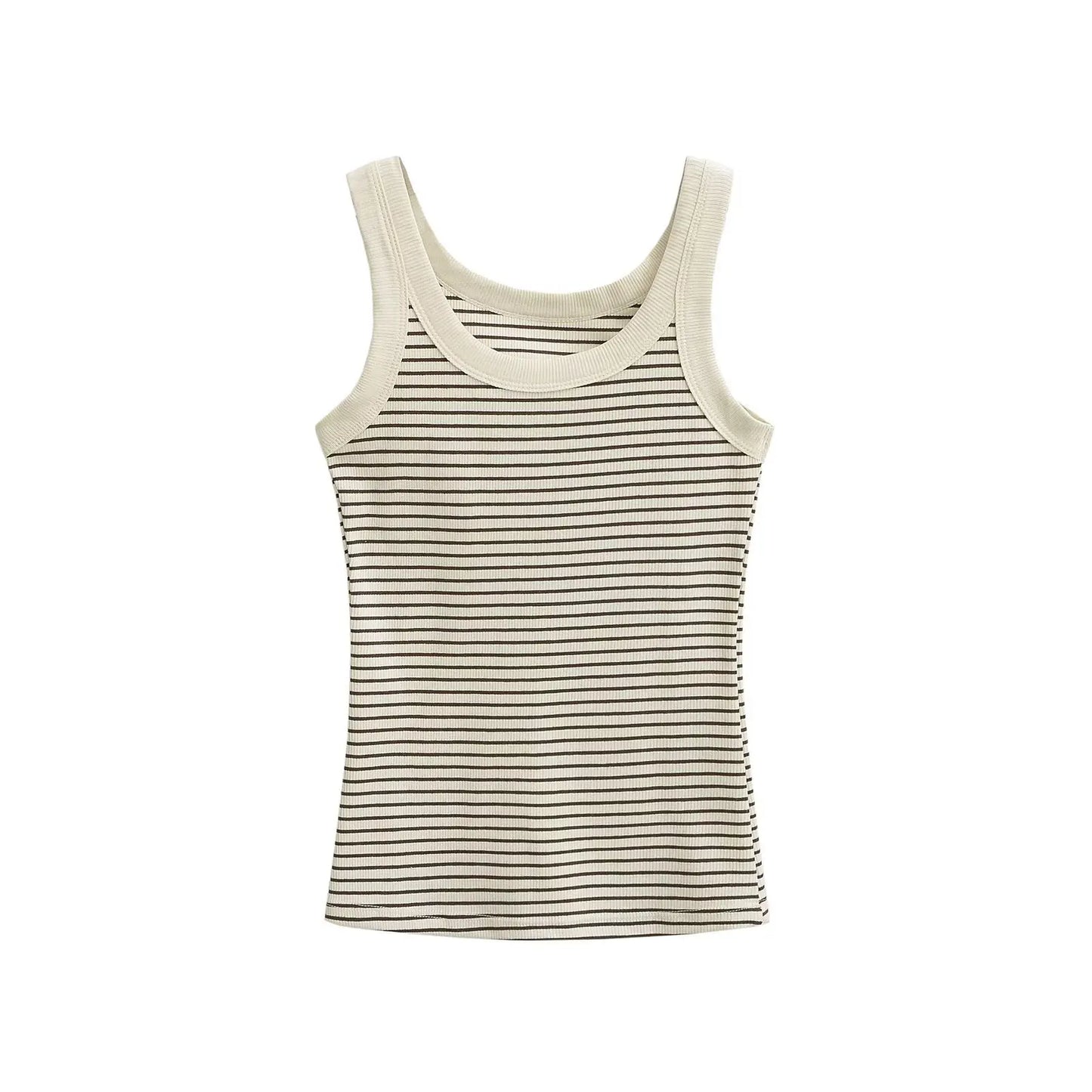 Basic striped tank top