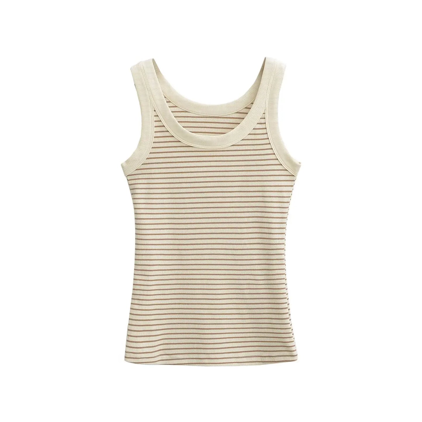 Basic striped tank top