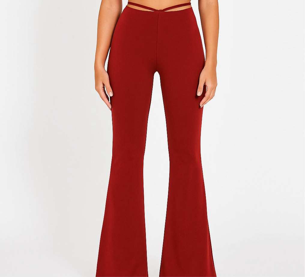 Expanding tights with elastic waist